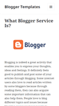 Mobile Screenshot of bloggertemplates.info